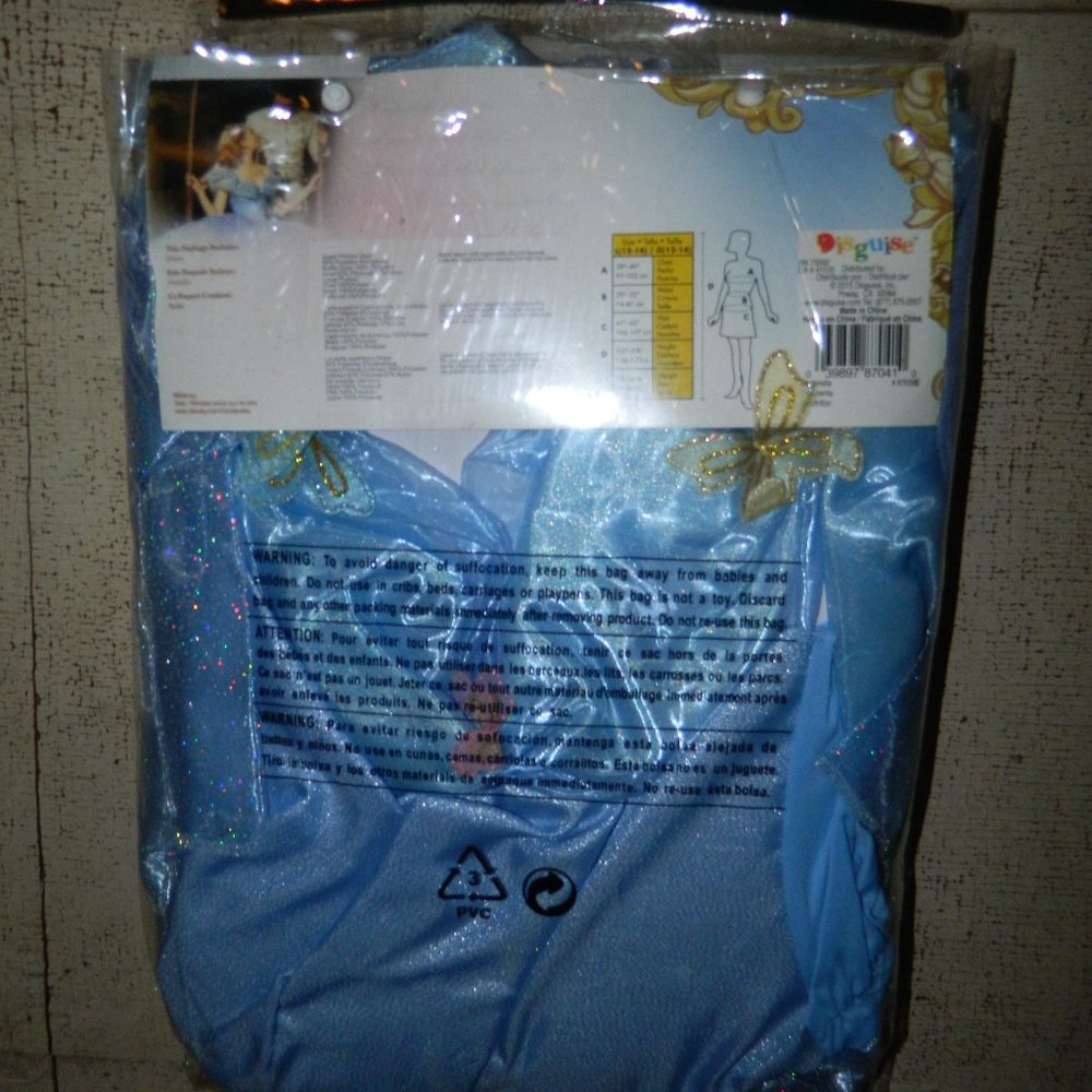 Disguise Disney Cinderella Prestige Costume SZ M - Picture 4 of 4